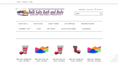 Desktop Screenshot of bulksaltsbathandbody.com